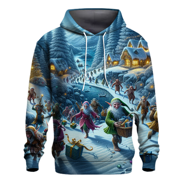 Elves' Midnight Gift Delivery Hoodie