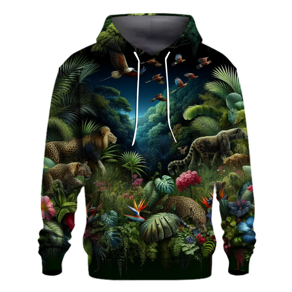 Vibrant Jungle Life Hoodie