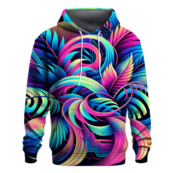 Retro Jungle Rhythm Hoodie