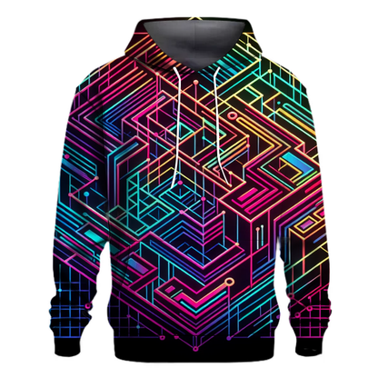 Techno Grid Spectrum Hoodie