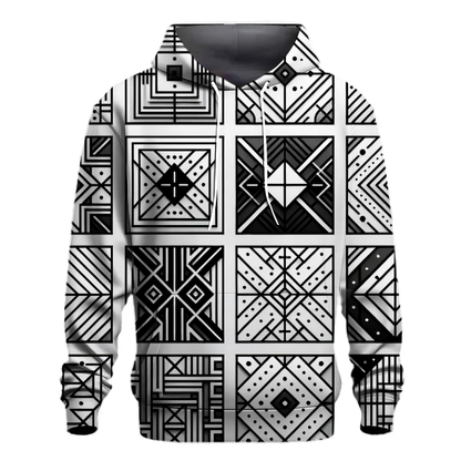 Minimalist Urban Geometry Hoodie