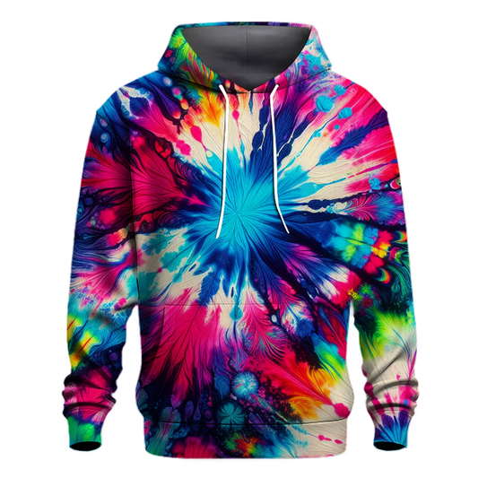 Electric Dreams Tie-dye Design Hoodie