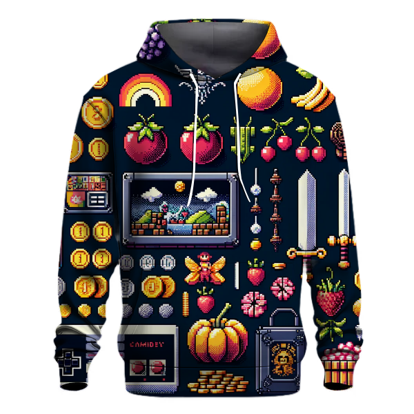 Retro Arcade Mania Hoodie