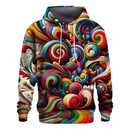 Psychedelic Color Burst Hoodie