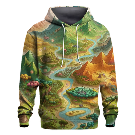 Fantasy Adventure Map Hoodie