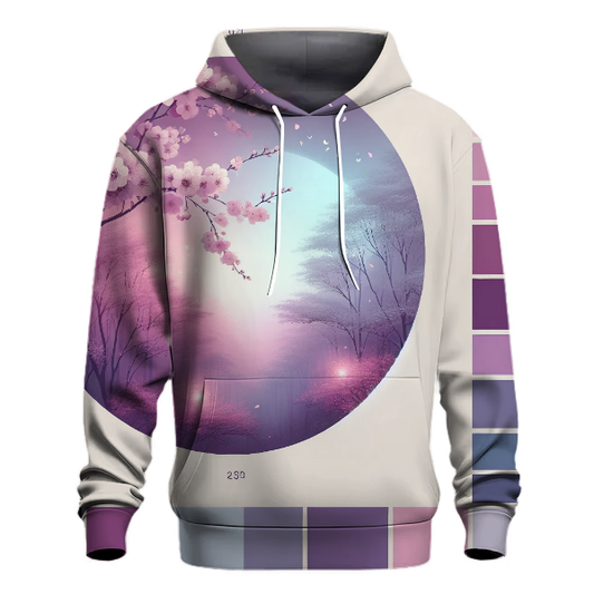 Cherry Blossom Twilight Hoodie Hoodie Trends