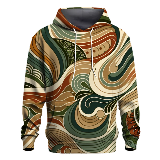 Earthy Tones of the 70s Hoodie