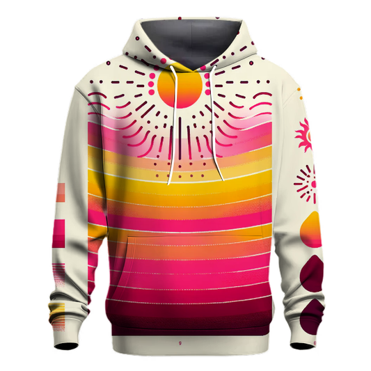 Vibrant Summer Gradient Hoodie