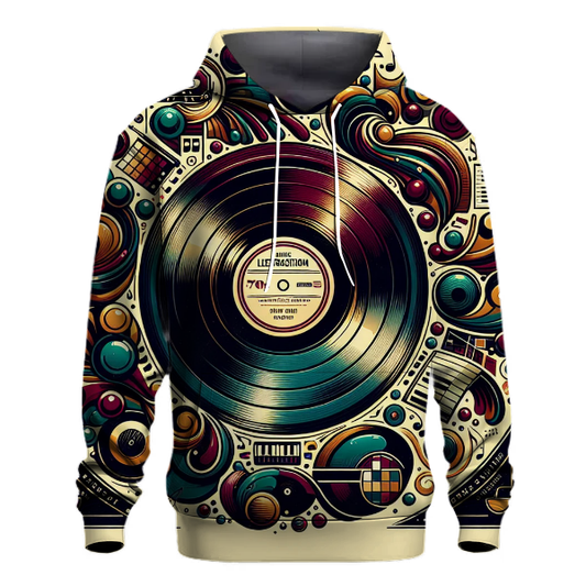 Vinyl Record Revival Hoodie