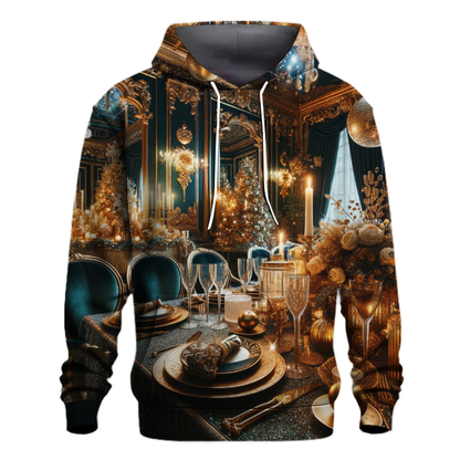 Glamorous Gold Christmas Hoodie