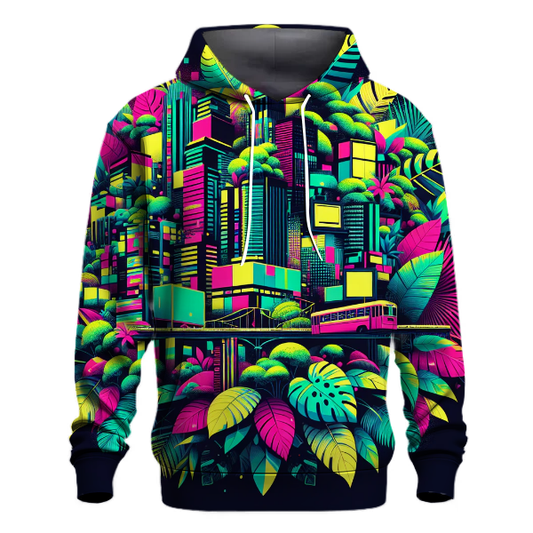 Vibrant Urban Jungle Hoodie