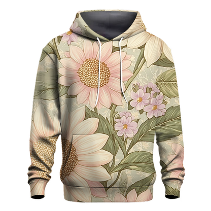 Peaceful Floral Harmony Hoodie