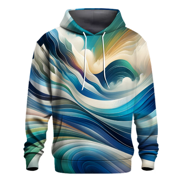 Abstract Mountain Hoodie