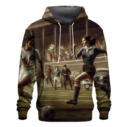 Soccer Vintage Poster Hoodie Hoodie Trends