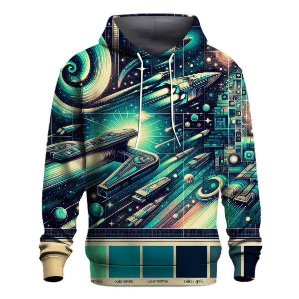 Retro Science Fiction Quest Hoodie Premium Hoodies