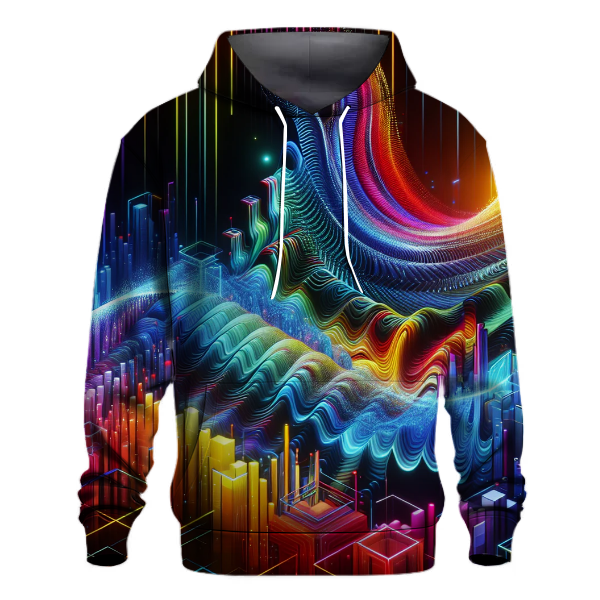 Retro Wave Symphony Hoodie