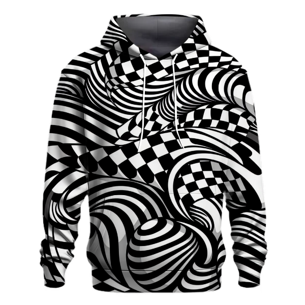 Retro Optical Illusions Hoodie