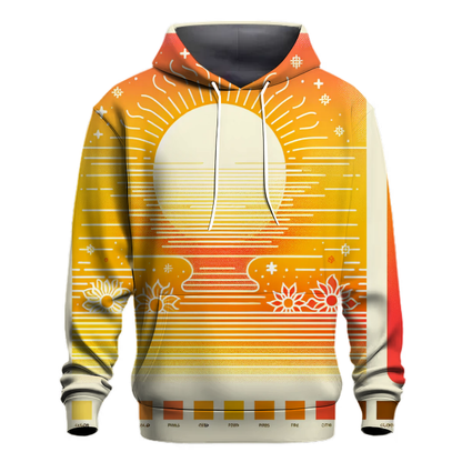 Vibrant Sunrise Gradient Hoodie