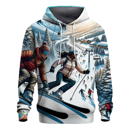 Skiing - Alpine Escape Hoodie