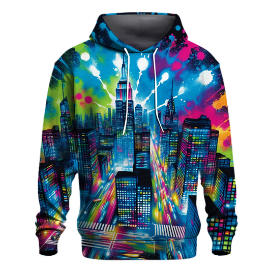 Electric Cityscape Vibe Hoodie Hoodie Trends