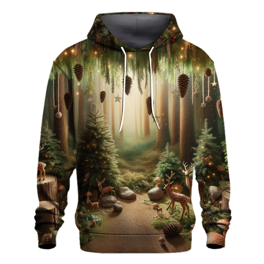 Whimsical Woodland Christmas Hoodie