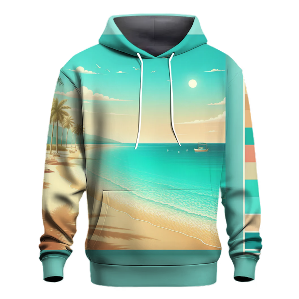 Tropical Wave Pattern Hoodie