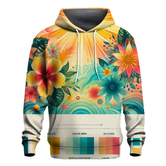 Tropical Sunrise Design Hoodie