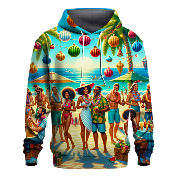 Holly Jolly Beach Party Hoodie