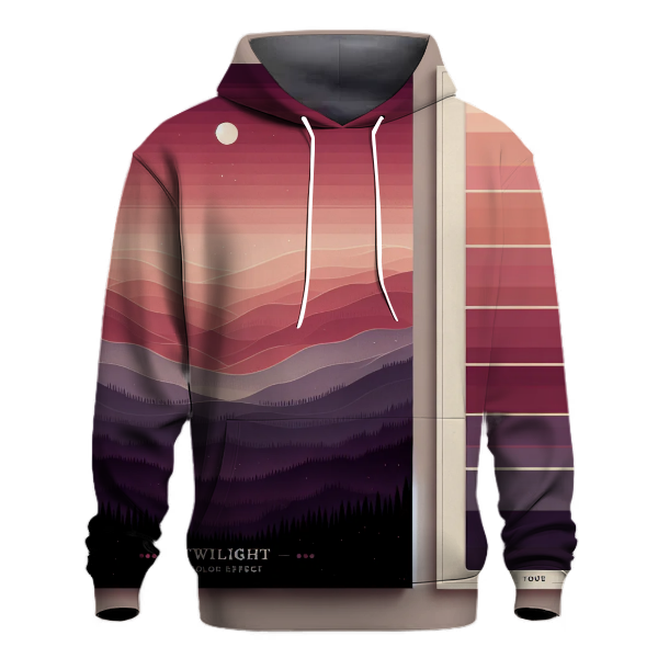 Twilight Rose Gradient Hoodie