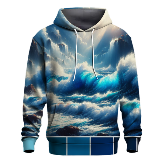 Dramatic Ocean Waves Hoodie