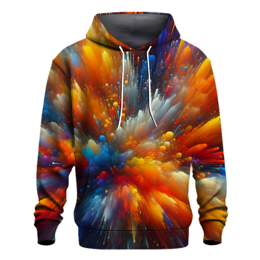 Vintage Retro Color Burst Hoodie