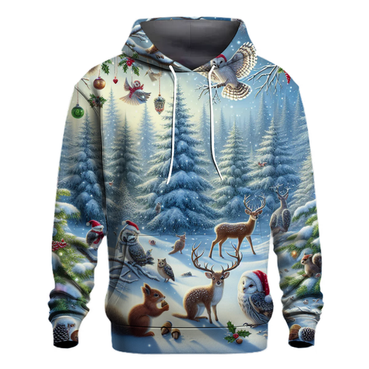 Winter Woodland Creatures Hoodie