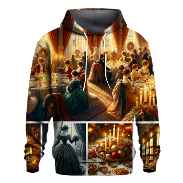 Classic Dickensian Christmas Hoodie