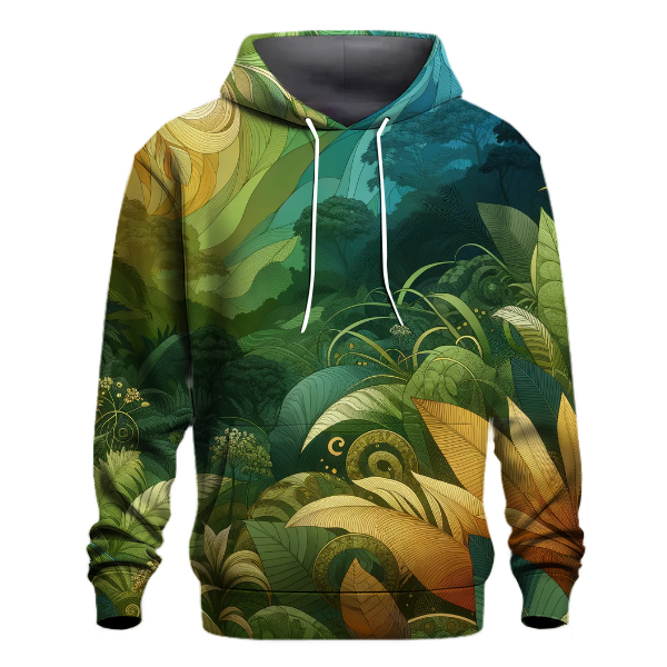 Lush Jungle Gradient Hoodie