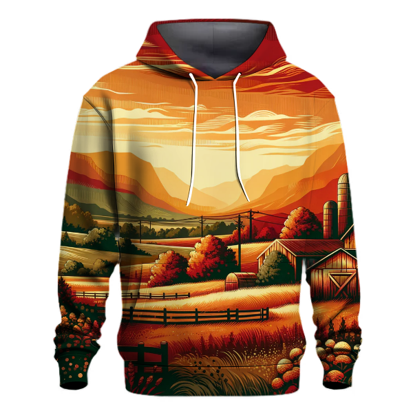 Rustic Charm Gradient Hoodie