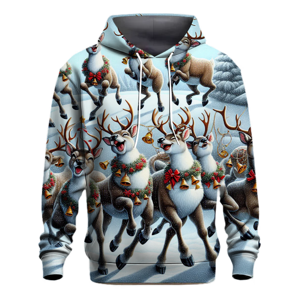 Festive Reindeer Dance Hoodie