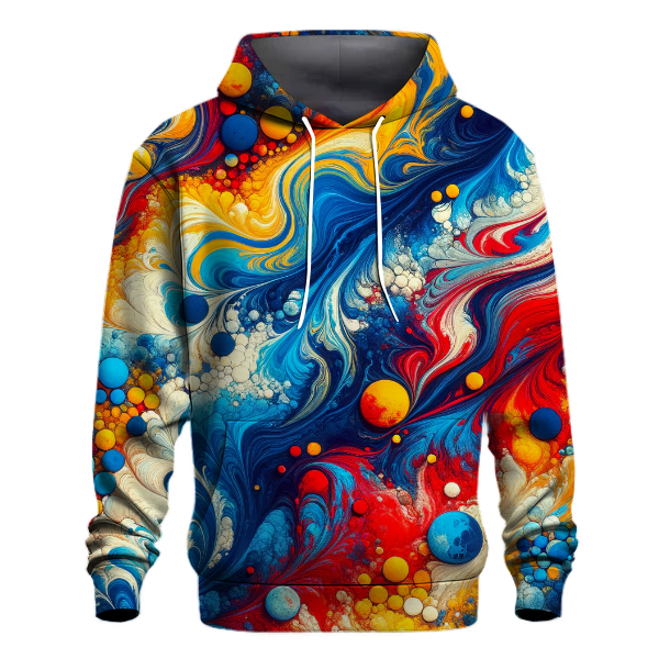 Bold Color Mosaic Hoodie