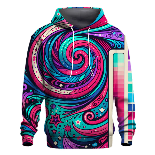 Swirls and Stars Hoodie