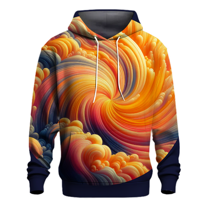 Tropical Sunset Tie-dye Design Hoodie