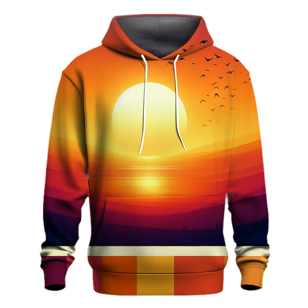 Sunrise Silhouette Hoodie Lightweight Hoodies