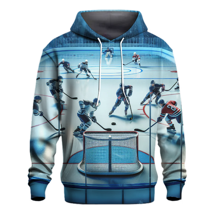 Ice Hockey Winter Thrill Hoodie Graphic Hoodies