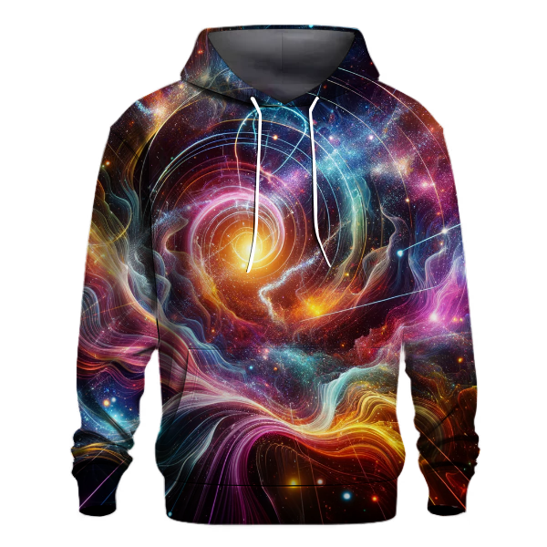 Galactic Neon Symphony Hoodie