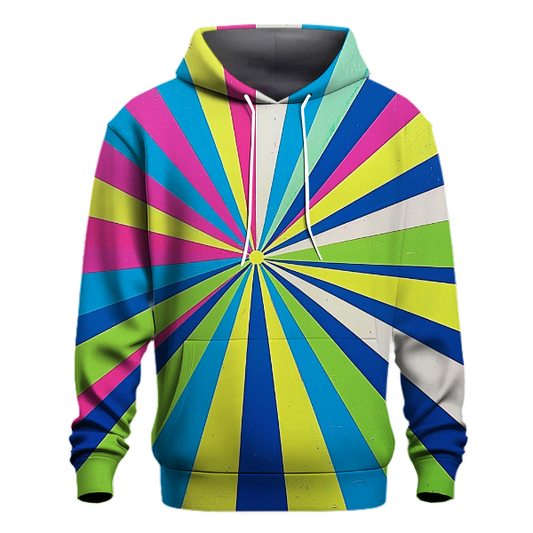 Disco Rainbow Burst Hoodie