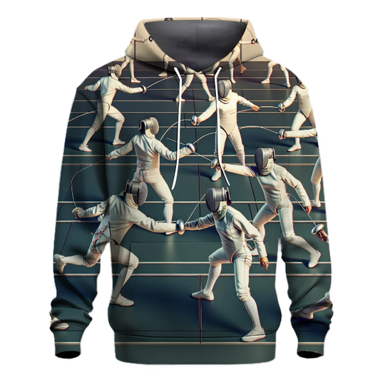 Fencing Grace Hoodie Graphic Hoodies