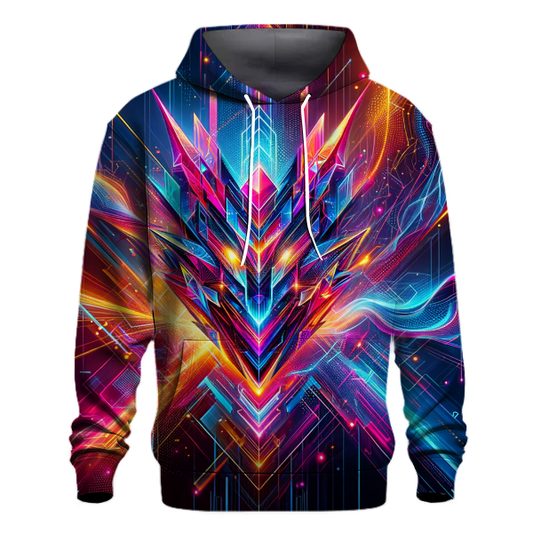 Electric Geometric Fusion Hoodie