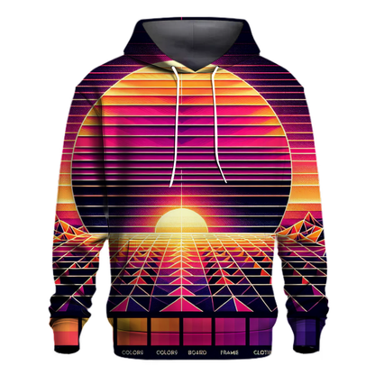 Geometric Sunset Dream Hoodie