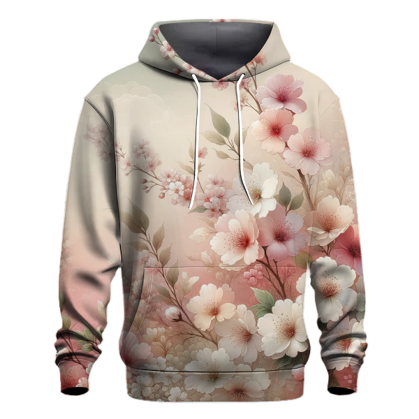 Cherry Blossom Breeze Gradient Hoodie