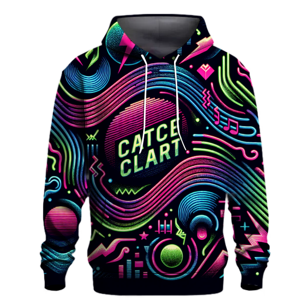 Neon Pulse Design Hoodie Hoodie Designs