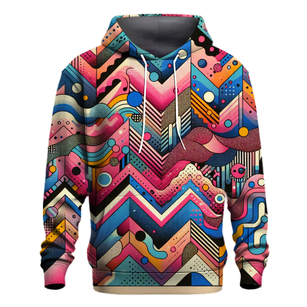 Vivid Retro Vibes Hoodie