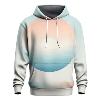 Soft Winter Sunset Gradient Hoodie